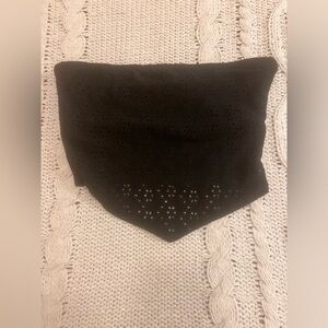 Urban Outfitters - Black Eyelet Tube Top - size small - NWT